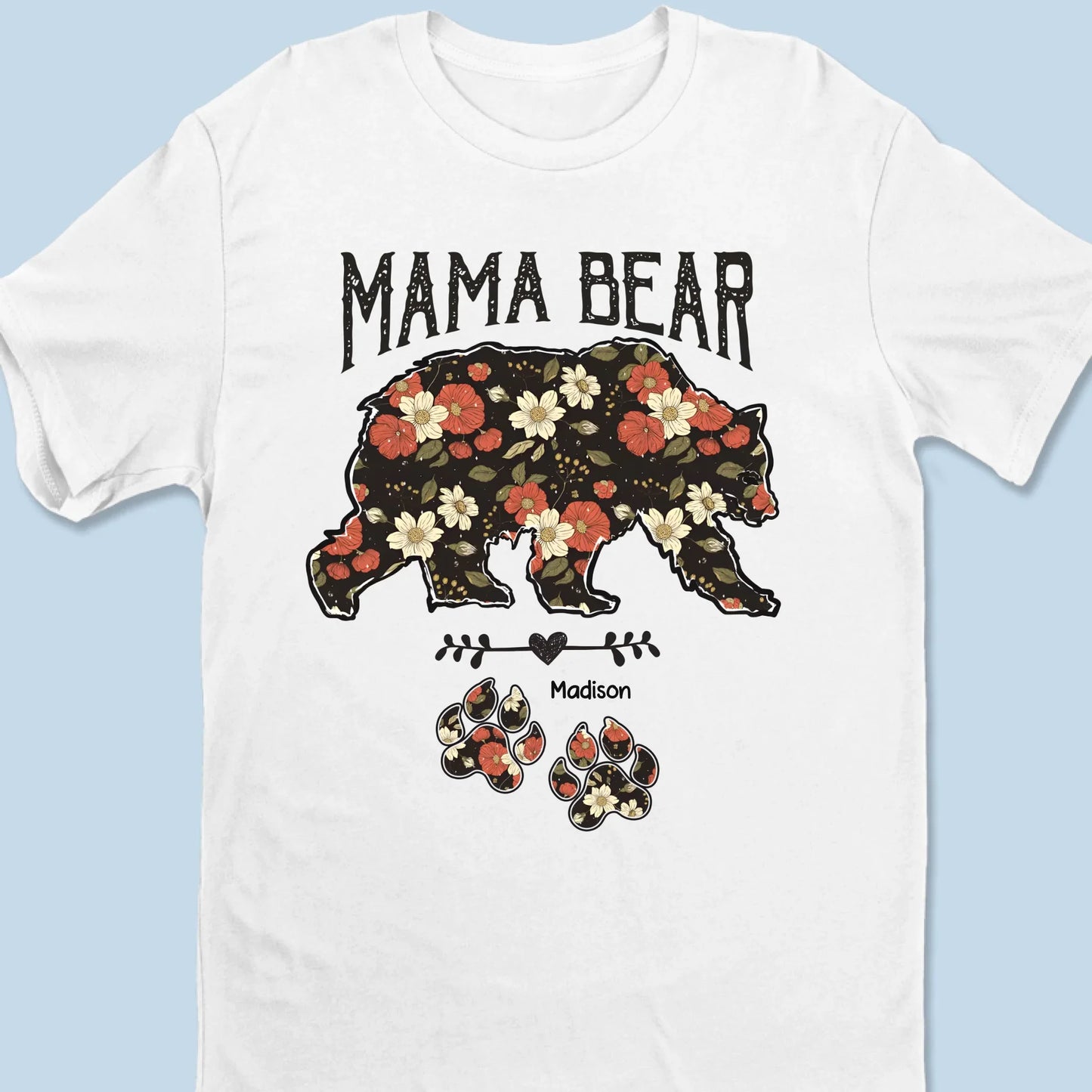 A Mother¡¯s Love Is Fierce - Family Personalized Custom Unisex T-shirt, Premium T-shirt, Hoodie - Mother's Day Gift For Mom, Grandma