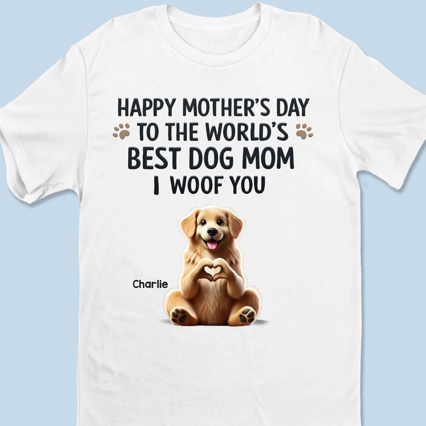 A Dog Mom¡¯s Love Is Unmatched - Dog Personalized Custom Unisex T-shirt, Premium T-shirt, Hoodie - Mother's Day, Gift For Pet Owners, Pet Lovers